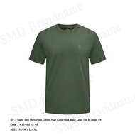 G2000 Men's Round Neck T-Shirt Super Soft Mercerized Cotton High Crew Basic Logo Tee In Smart Fit Co