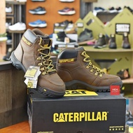 CAT Caterpillar Outline Steel Toe Seal Brown รองเท้าเซฟตี้ หัวเหล็ก แผ่นเหล็กกันทะลุ คุณภาพสูง มาตรฐ