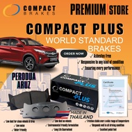 PERODUA ARUZ - COMPACT PLUS HIGH TEMP BRAKE PAD 100% GENUINE PART MADE IN THAILAND