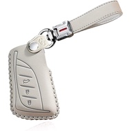 HIBEYO Leather Key Fob Cover for LEXUS ES350 ES350 F SPORT ES350 LUXURY ES300H LS350 LS500 LS500H LS