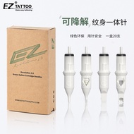EZ Tattoo equipment biodegradable integrated needle20Professional Tattoo Line Cutting Tool1RL3RL Cur
