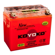 YTX12-BS YTX12 Original KOYOKO Gel G2 Battery Bateri Kawasaki ER6 V1 / Vulcan 650 GSX-R 1000 VFR750 