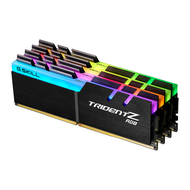 64GB (16GBx4) DDR4 3200MHz RAM (หน่วยความจำ) G.SKILL TRIDENT Z RGB (F4-3200C16Q-64GTZR) |