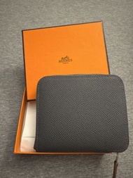Hermes silk in compact wallet