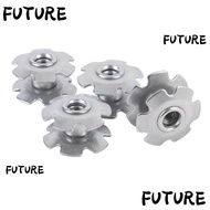HL-FUTU 8Pcs Cycle Fork Star Nut, Steel 28.6mm Fork Cycle Headset Star Nut, Durable M6 thread 28.6 m