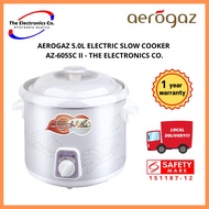 AEROGAZ 5.0L ELECTRIC SLOW COOKER  AZ-605SC II - THE ELECTRONICS CO.