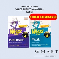 【Stock Clearance】Oxford Fajar: Whizz Thru Tingkatan 4 KSSM KBAT DSKP