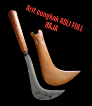 arit super tajam baja asli arit congkrang baja asli buatan garut