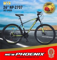 Sepeda Gunung 24 26 inch MTB PHOENIX 2706  New Bonus HELM