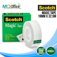 3M Scotch Magic 810 Invisible Adhesive Tape 12.7mm x 32.9m / 19mm x 32.9m MQOFFICE