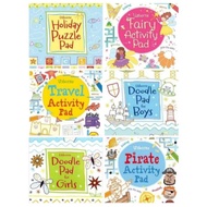 Usborne Activity Pad Children's Activity Book Pirate Activity Pad Travel Doodle Pad Boys Girl
