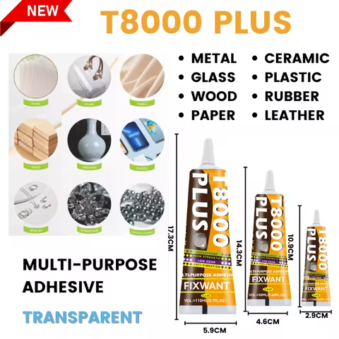 T-8000 Upgrade T8000 PLUS Clear Phone Watch Repair Contact Adhesive Waterproof Leather Fabric Wood M