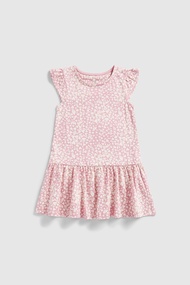 ชุดเดรสเด็กผู้หญิง Mothercare Pink Heart Jersey Dress HC815