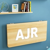 Wall Mounted Folding Table plus bracket Size 120x50cm 80x40cm 60x40cm 60x30cm 80x20cm Black White pi