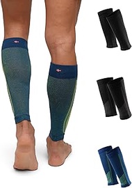 DANISH ENDURANCE Graduated Calf Compression Sleeves 21-26mmHg for Men & Women Small Multicolor (1xBl