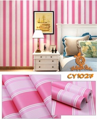 PAKET 5 ROLL Wallpaper dinding Ukuran 45Cm X 10 meter Wallpaper stiker dinding CY wallpaper kamar ti