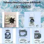 1 SET Tohatsu 9.8hp/Mercury Japan 8hp 9.9hp Water Pump Impeller Kit