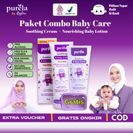 Paket Pemutih Kulit Bayi Reglow - Nourishing Baby Lotion & Soothing Baby Creme Kombinasi Ekstrak Ang