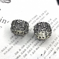 C.H Silver Plated Distressed Retro Hip Hop Index Finger Ring Ring