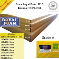 Busa Lembaran Busa Royal Foam Density 16, Busa Yellow/Green Tebal 3Cm, 4Cm,5Cm,8Cm, Busa Untuk Sofa,
