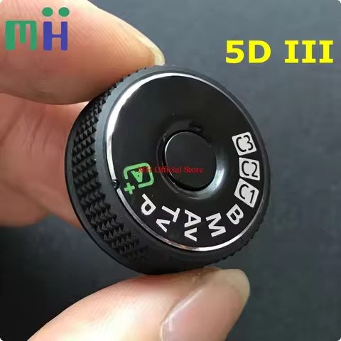 NEW For Canon 5D3 5DIII Top Cover Mode Dial Button Sheet Cap 5DM3 5D Mark III 3 M3 Mark3 MarkIII Cam