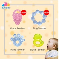 Bubbles Favorite Water Filled Baby Teether Pacifier Soother 3m+ Duck/Hand/Grape/Ring (1pc) BPA Free