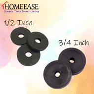 HOMEEASE 1/2 Inch ( 3pcs ) / 3/4 Inch ( 2pcs ) PVC Tap Washer / Tap Replacement Washer