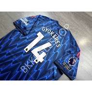 [Fan]-Football Shirt Arsenal Away 2025/26 EPL 7 SAKA 8 ODEGAARD 11 MARTINELLI 14 GYOKERES 41 RICE