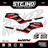 HONDA STRIPING STICKER WIN 100 23HONDA