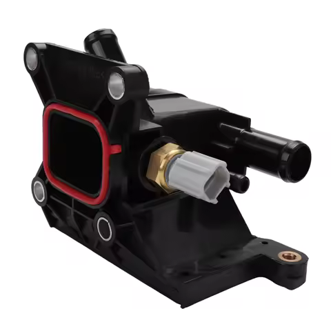 A11M-New Thermostat Engine Coolant Water Outlet With Sensor For Mazda 3 5 6 2006-2013 2.0L-L4 Ford L