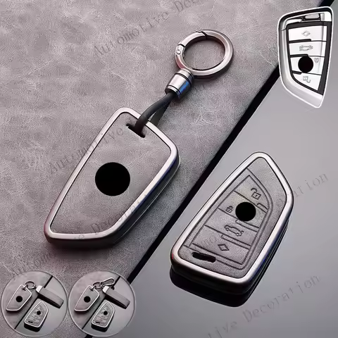 Z+ Genuine Leather Car Key Case Cover For BMW X1 X2 X3 X4 X5 X6 X7 1 2 3 4 5 6 7 8