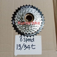 sprocket 8 speed drat OXO gear 8 speed freewheel ulir 13-34t / 32t murah