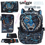 Smiggle Tiger Bag For Elementary School Children/School Bag For Children Smiggle Tiger Lion Backpack/School Bag For Boys Smiggle SD