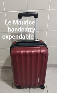 Le Maurice expendable handcarry 20寸le Maurice 可擴大喼行李箱