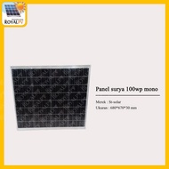 PANEL SURYA MONO 100WP SOLAR PANEL 100WP SOLAR CELL 100WP - YOBISOO