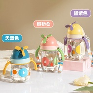 2024 Straw Cup Baby Dual Use Children's Water Cup Big Baby Bottle Drinking Water Carrying Straw Learning Cup Huizhu