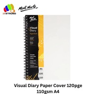 Mont Marte Visual Diary Paper Cover 120pge 110gsm A4