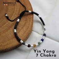 Shambhala Bracelet - Yinyang 7 Chakra Bracelet