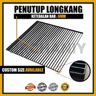 Metal Drain Cover (Heavy Duty) Sump Grating Penutup Longkang Support 4 Wheel Car Drain Grating with 