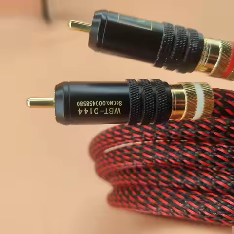 New Canare Hi-fi audio 5N OFC RCA Audio interconnct cable hi-end RCA extension cable with WBT gold p