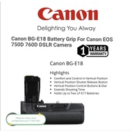 Canon BG-E18 Battery Grip for EOS 750D and 760D (Canon Malaysia)