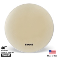 Evans™ CB4014S Strata 1400 หนังกลองเบส 40" แบบขุ่น น้ำมัน 1 ชั้น หนา 14 มิล พร้อมการเคลือบ Strata (
