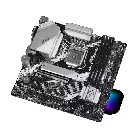 ASRock z490M Pro4 Motherboard DDR4 LGA 1200 Intel Z490 PCIe 3.0 M.2 128GB support i9-10900 i5-10500 