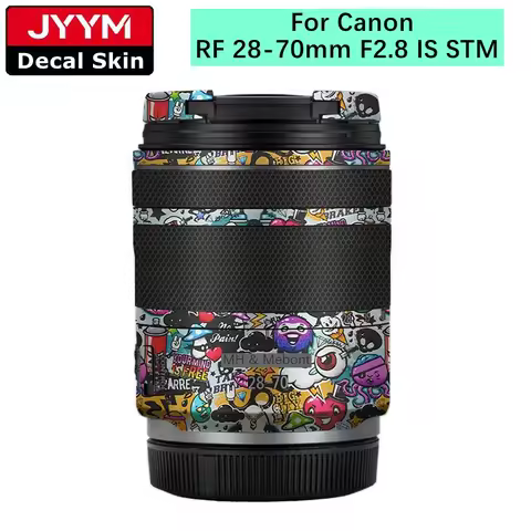 Customized Sticker For Canon RF 28-70mm F2.8 IS STM Lens Decal Skin Vinyl Wrap Protective Film Coat 