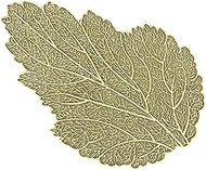 Vivienne WK2213L2 Leaf Table Center, 11.8 x 19.7 inches (30 x 50 cm), Lace, Embroidery, Table Runner