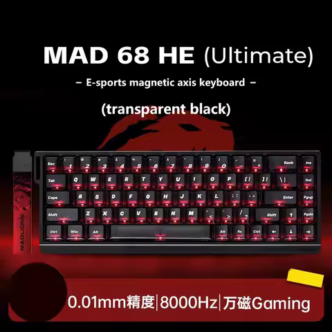 MADLIONS Mad60 Mad68 HE 8k Mechanical Keyboard Magnetic Switch Wired 60% 68% Gaming Keyboards Rapid 