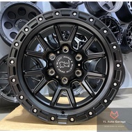 [4x4] Rhino Model 2304 Sport Rim [Black] 16x8.5JJ ET0 (6x139.7)