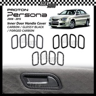 Proton Persona Old 2008 - 2015 Inner Door Handle Trim Carbon Black Interior Accessories 2009 2010 20