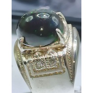 cincin perak 980 black opal ethopia