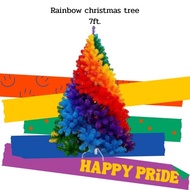 37092-4 Rainbow Christmas Tree ต้นสนคริสต์มาสขนาด 7 ฟุต